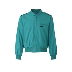 Vintage Members Only Jacket – Teal – Size 46 – Iconic Retro Bomber